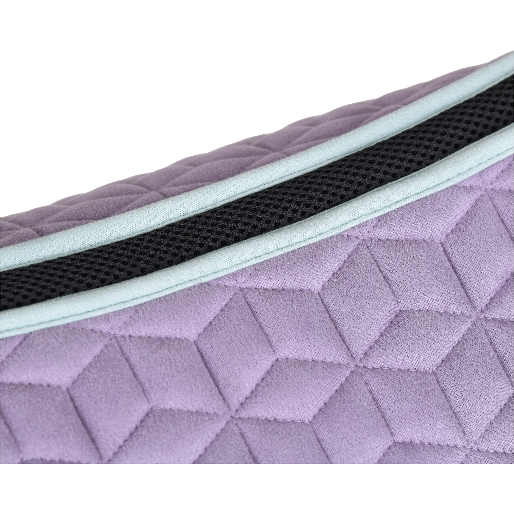 2026 WeatherBeeta Cuir Elite Air-Tec Dressage Tapis De Selle 1030346011 - Soft Lilac